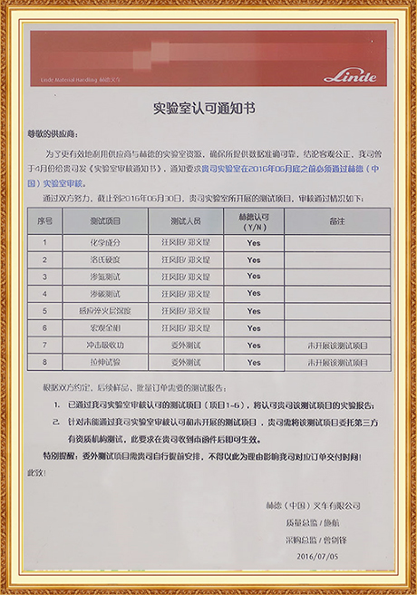 Certificate Of Honor