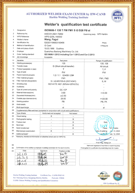 Certificate Of Honor