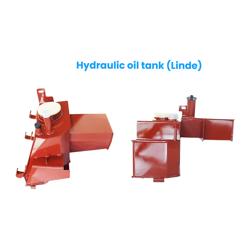 How can the internal structure of a hydraulic oil tank be optimized to improve heat dissipation and degassing?